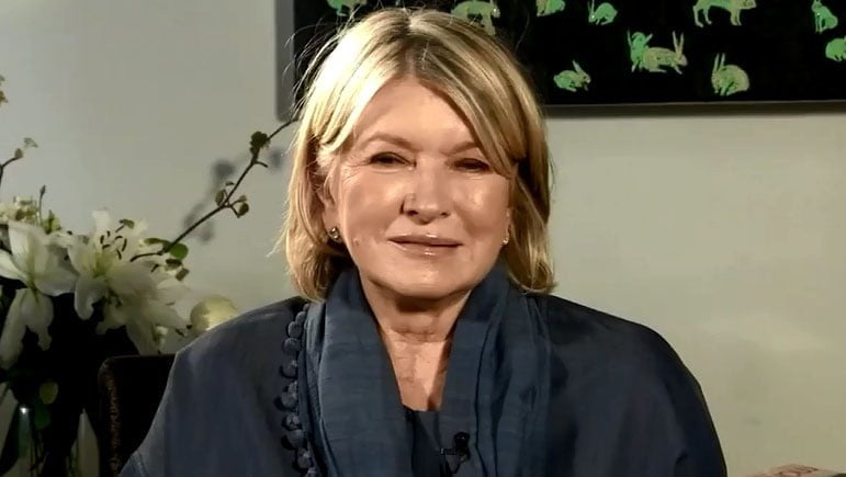 Martha Stewart en entrevue avec Sophie Thibault