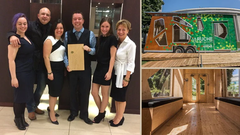 Lumbec est récipiendaire du prix du jury au Ontario Wood Design Award 2016
