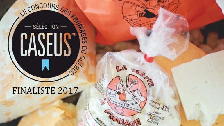 Le fromage en grains de La Trappe à fromage est finaliste pour le prestigieux Concours Sélection Caseus!