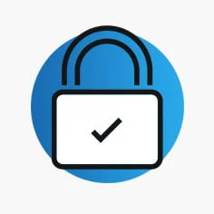 Icône cybersécurité